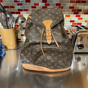 Louis Vuitton Monogram Brown Backpack